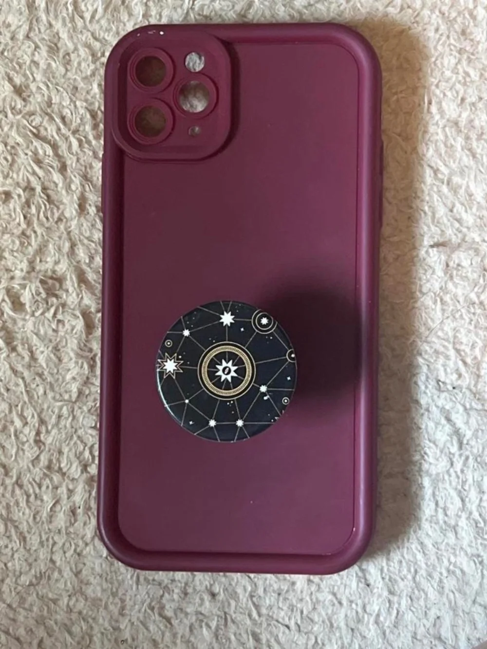 Burgundy iPhone Case
